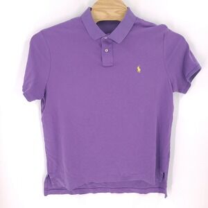 Polo Ralph Lauren Shirt Mens 2XL XXL Purple Polo Cotton Classic Fit